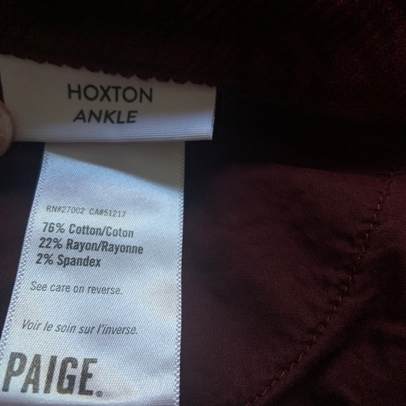 Paige corduroy slim fit pants - Picture 5 of 8
